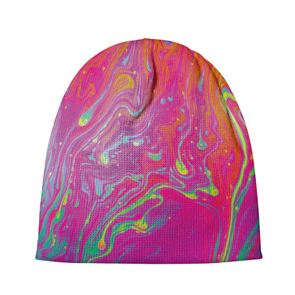 Psychedelic Formed Print Beanie