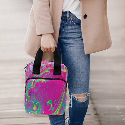 Psychedelic Formed Print Bible Tote Bag