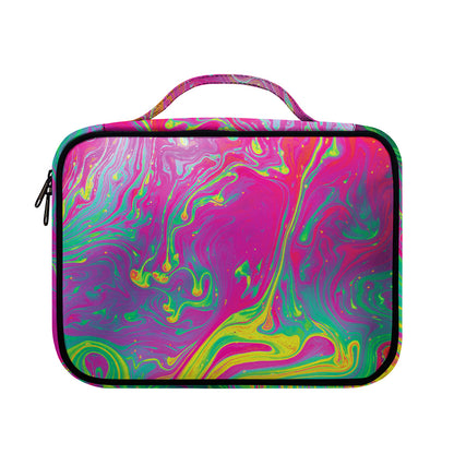 Psychedelic Formed Print Briefcase Bible Bag