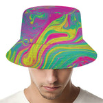 Psychedelic Formed Print Bucket Hat