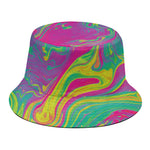 Psychedelic Formed Print Bucket Hat