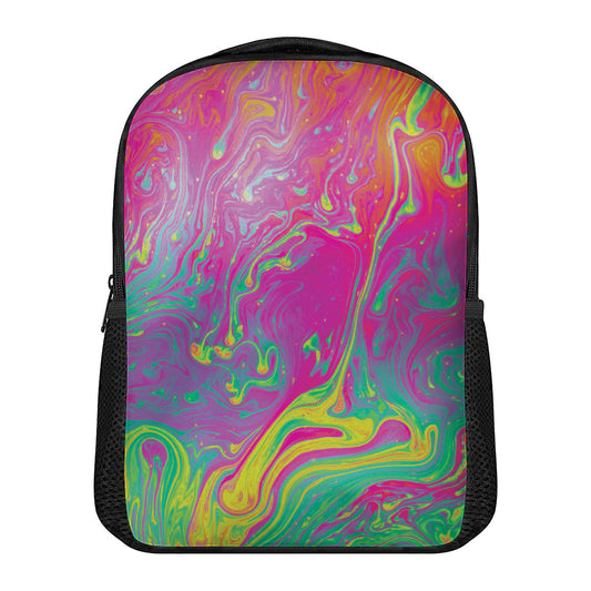 Psychedelic Formed Print Casual Backpack