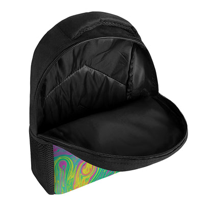 Psychedelic Formed Print Casual Backpack