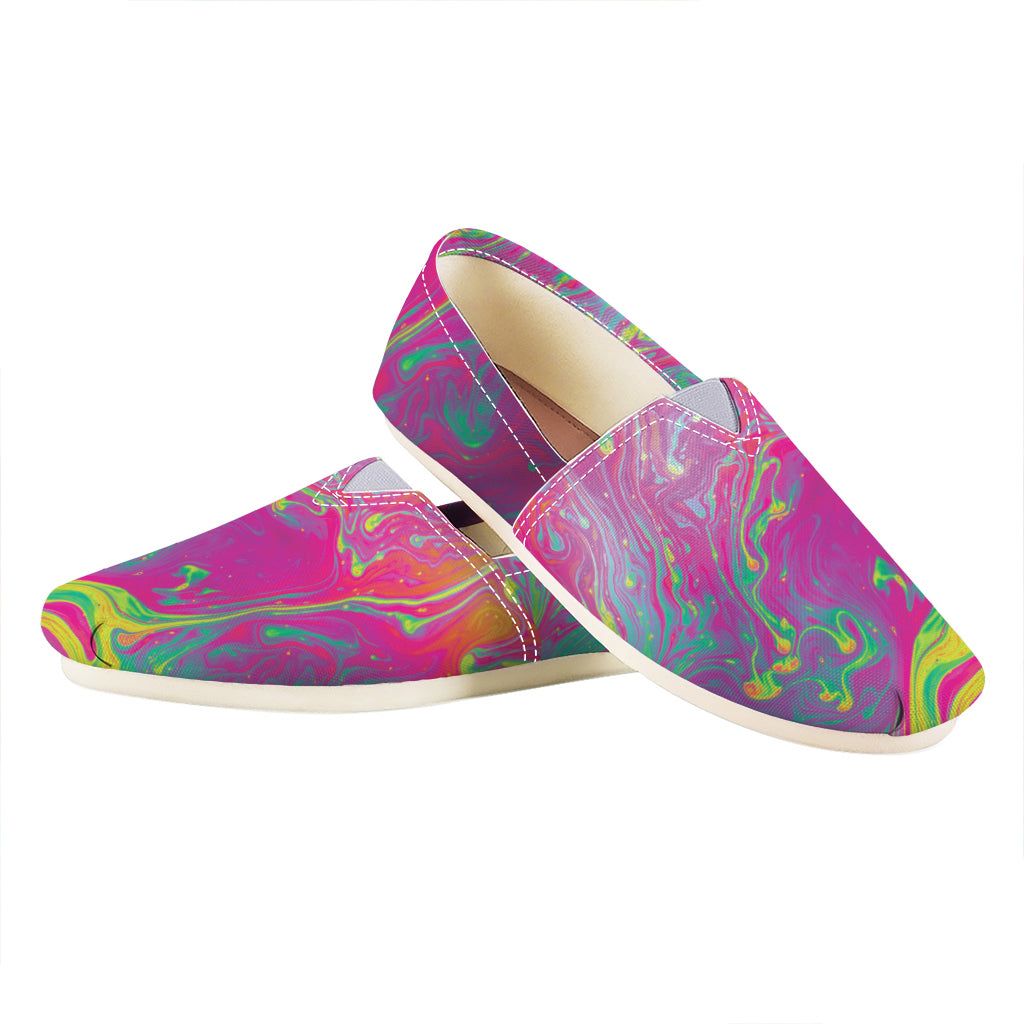 Psychedelic Formed Print Casual Shoes