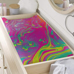 Psychedelic Formed Print Changing Pad Cover