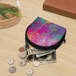 Psychedelic Formed Print Coin Purse