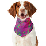 Psychedelic Formed Print Dog Bandana