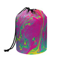 Psychedelic Formed Print Drawstring Makeup Bag