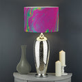 Psychedelic Formed Print Drum Lamp Shade