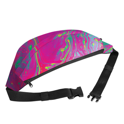 Psychedelic Formed Print Fanny Pack