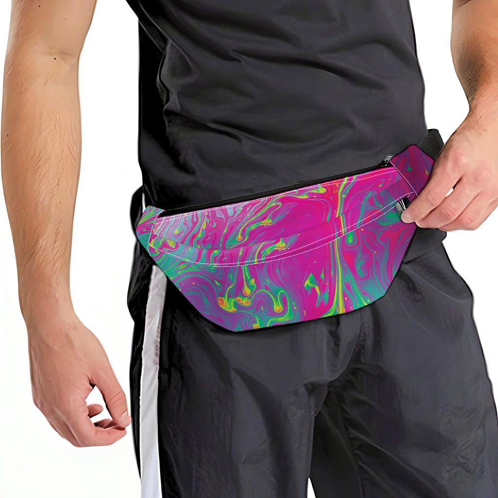 Psychedelic Formed Print Fanny Pack