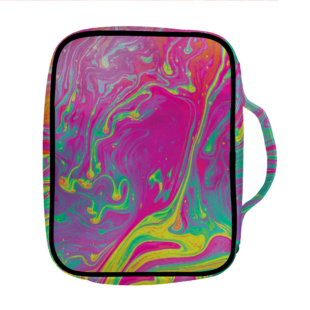 Psychedelic Formed Print Front Pocket Bible Bag