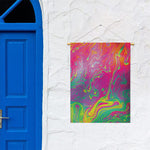 Psychedelic Formed Print Garden Flag