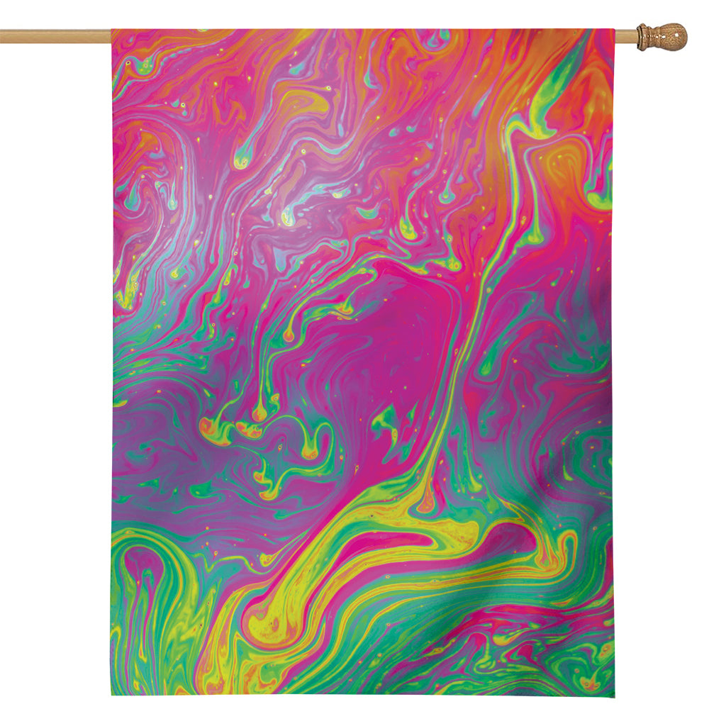 Psychedelic Formed Print House Flag