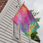 Psychedelic Formed Print House Flag