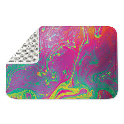 Psychedelic Formed Print Indoor Door Mat