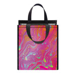 Psychedelic Formed Print Insulated Lunch Tote