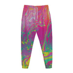 Psychedelic Formed Print Jogger Pants