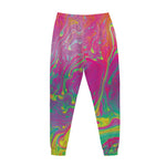 Psychedelic Formed Print Jogger Pants