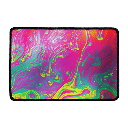 Psychedelic Formed Print Kitchen Mat