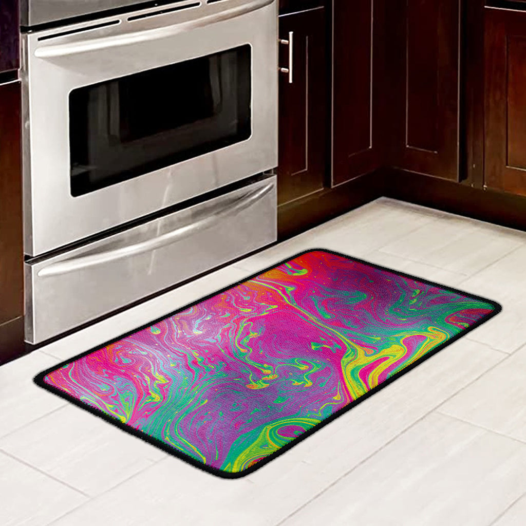 Psychedelic Formed Print Kitchen Mat