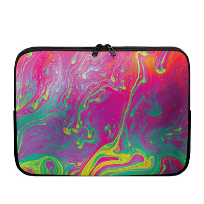 Psychedelic Formed Print Laptop Sleeve