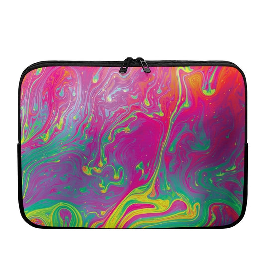 Psychedelic Formed Print Laptop Sleeve