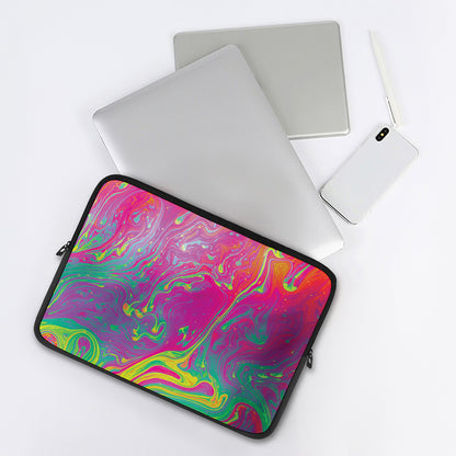 Psychedelic Formed Print Laptop Sleeve