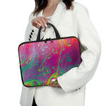 Psychedelic Formed Print Laptop Sleeve With Handle
