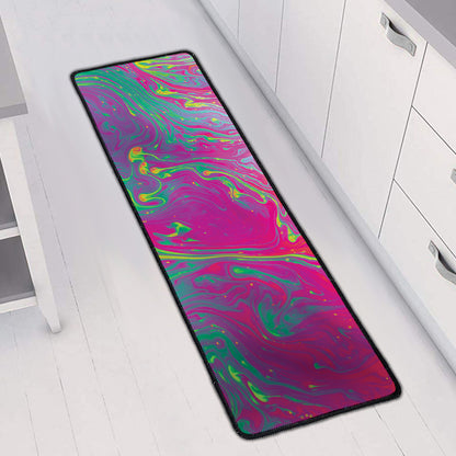 Psychedelic Formed Print Long Kitchen Mat