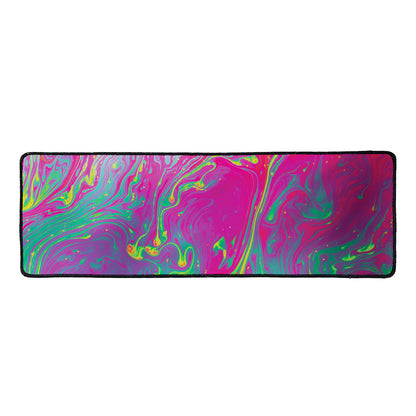 Psychedelic Formed Print Long Kitchen Mat