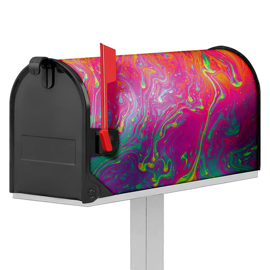 Psychedelic Formed Print Mailbox Cover