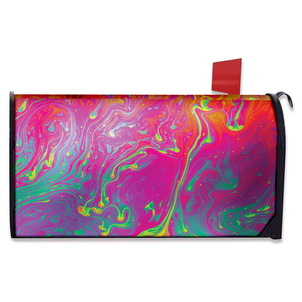 Psychedelic Formed Print Mailbox Cover