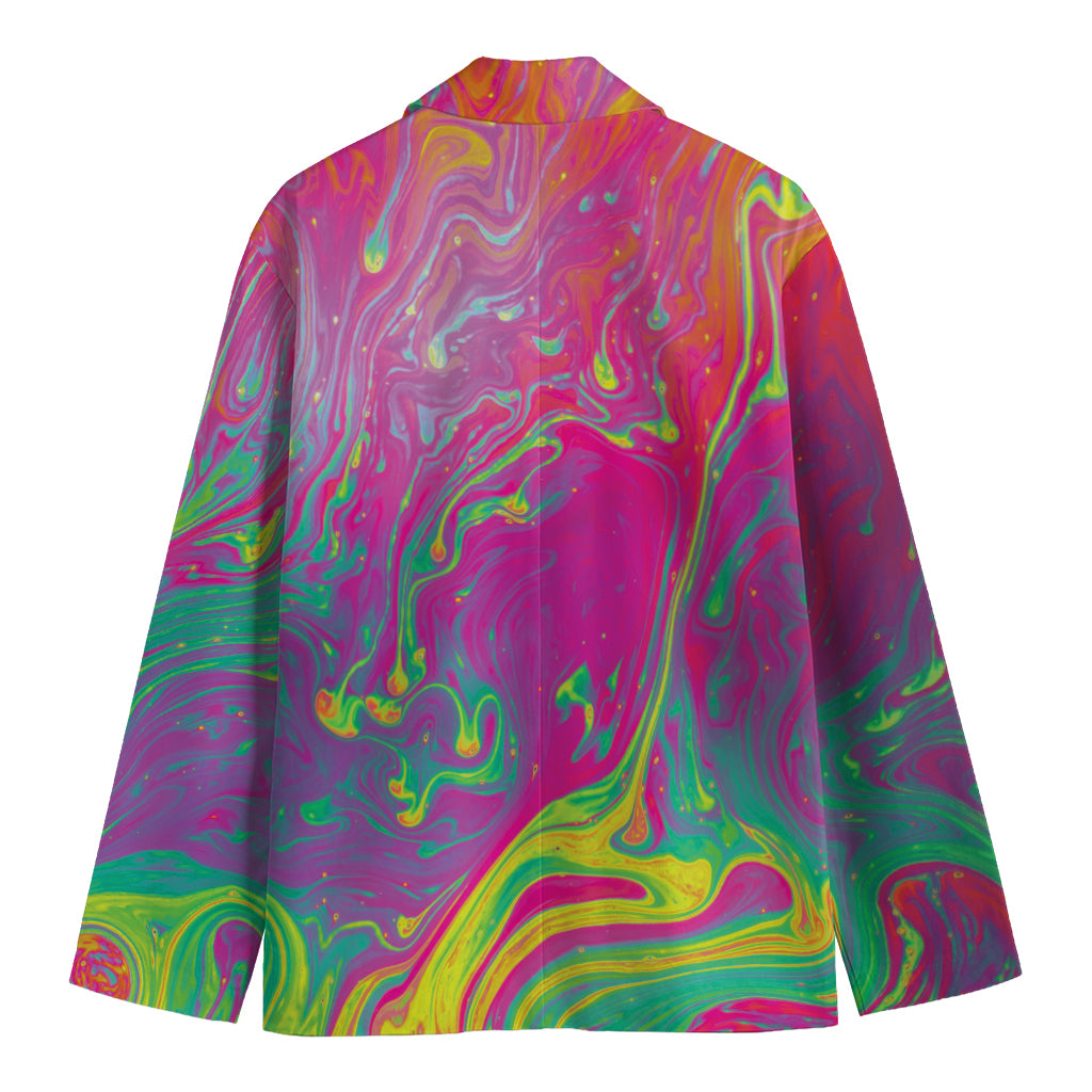 Psychedelic Formed Print Men's Blazer