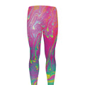 Psychedelic Formed Print Men's Leggings