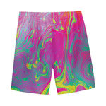 Psychedelic Formed Print Men's Sports Shorts