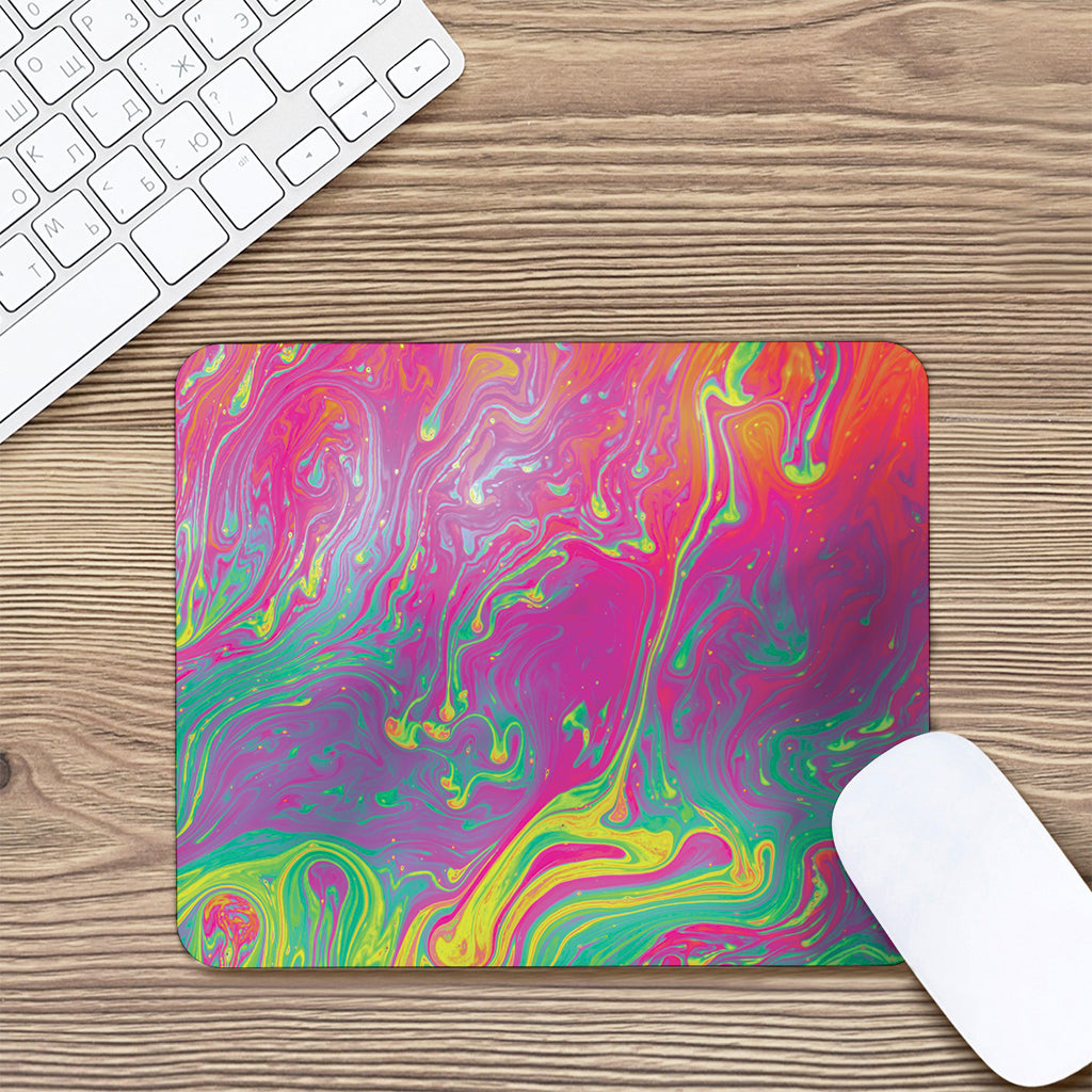 Psychedelic Formed Print Mouse Pad