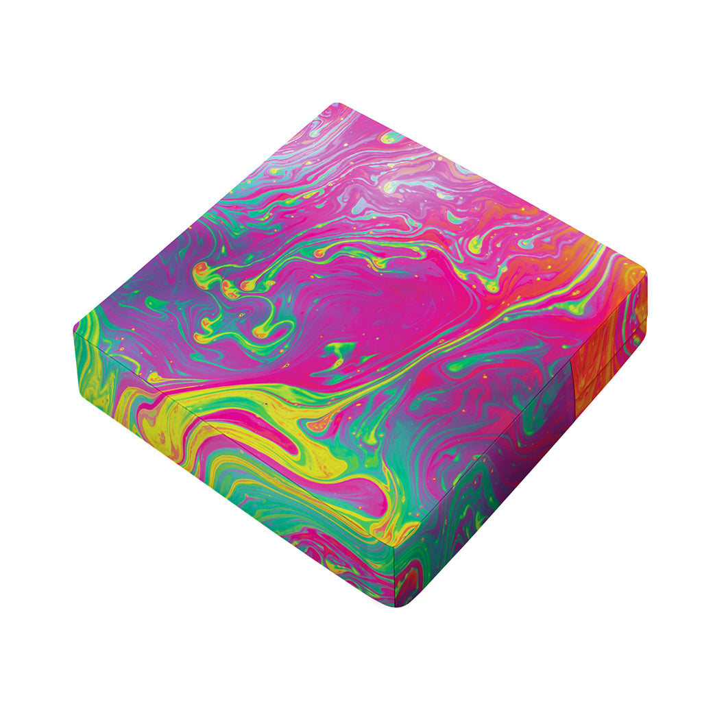 Psychedelic Formed Print Outdoor Seat Cushion Cover