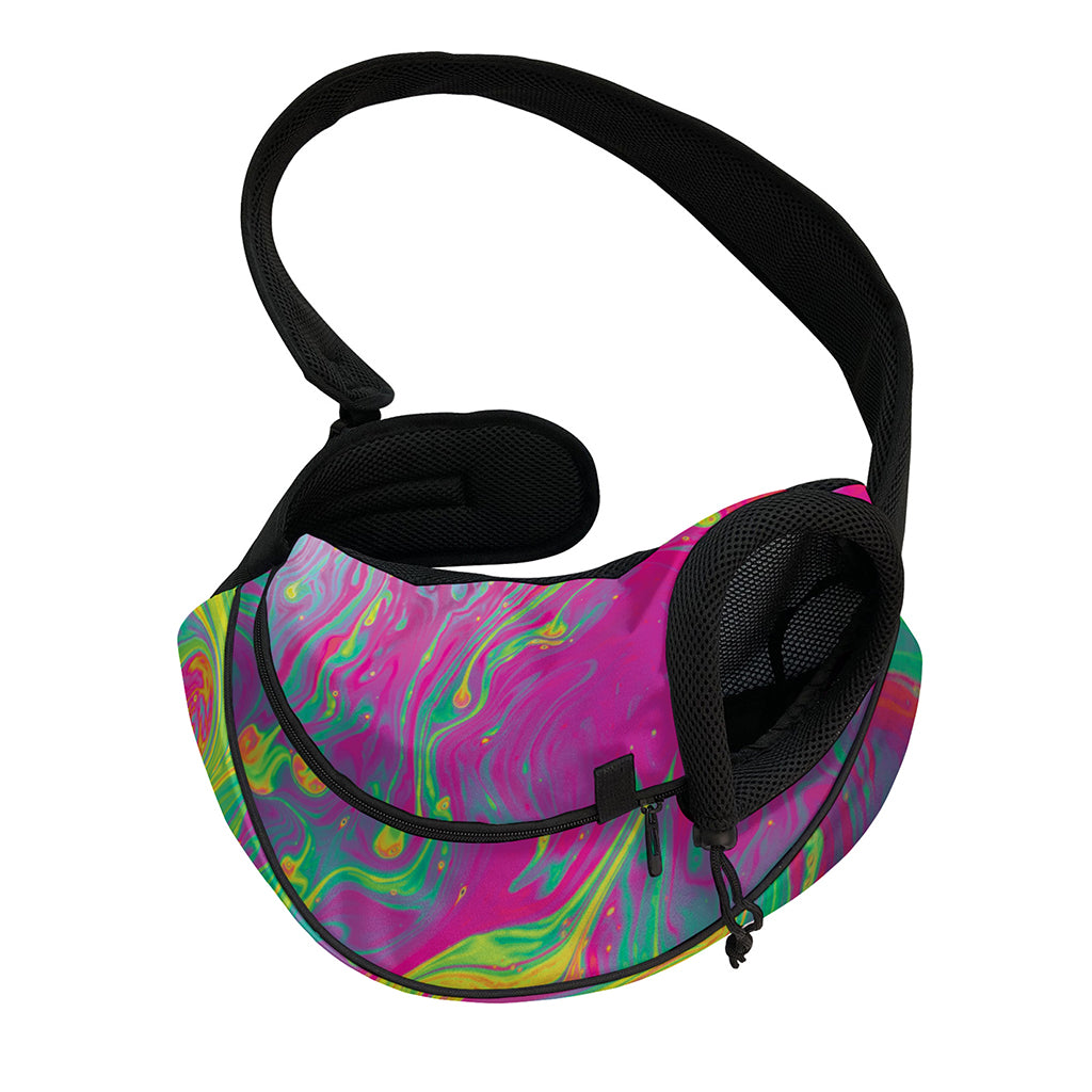 Psychedelic Formed Print Pet Sling Carrier