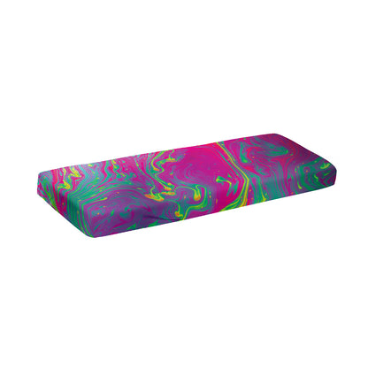 Psychedelic Formed Print Piano Keyboard Cover