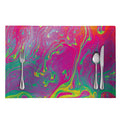 Psychedelic Formed Print Placemat