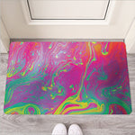 Psychedelic Formed Print Rubber Doormat
