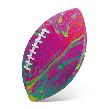 Psychedelic Formed Print Rugby Ball