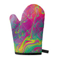 Psychedelic Formed Print Single Oven Mitt