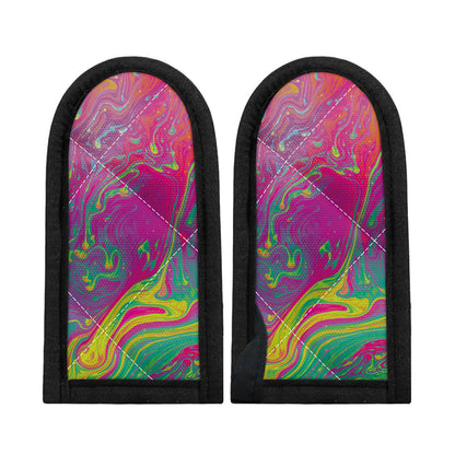 Psychedelic Formed Print Skillet Handle Cover