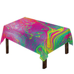 Psychedelic Formed Print Tablecloth