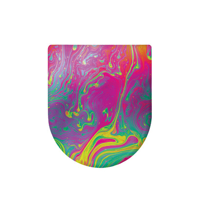 Psychedelic Formed Print Toilet Lid Cover