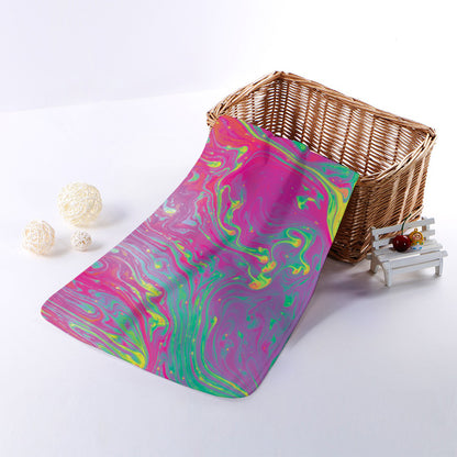 Psychedelic Formed Print Towel