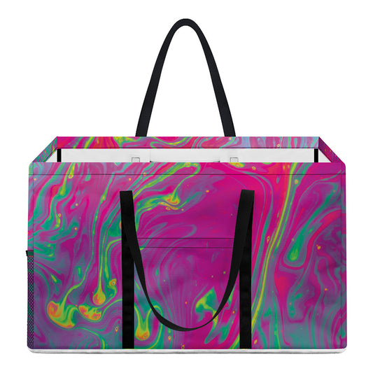 Psychedelic Formed Print Utility Tote Bag
