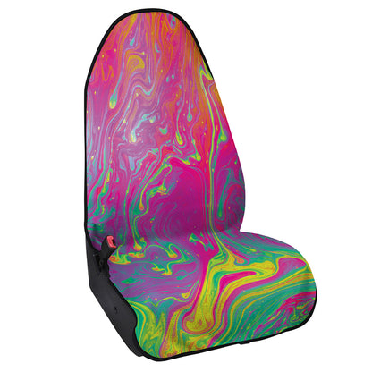 Psychedelic Formed Print Waterproof Car Seat Cover